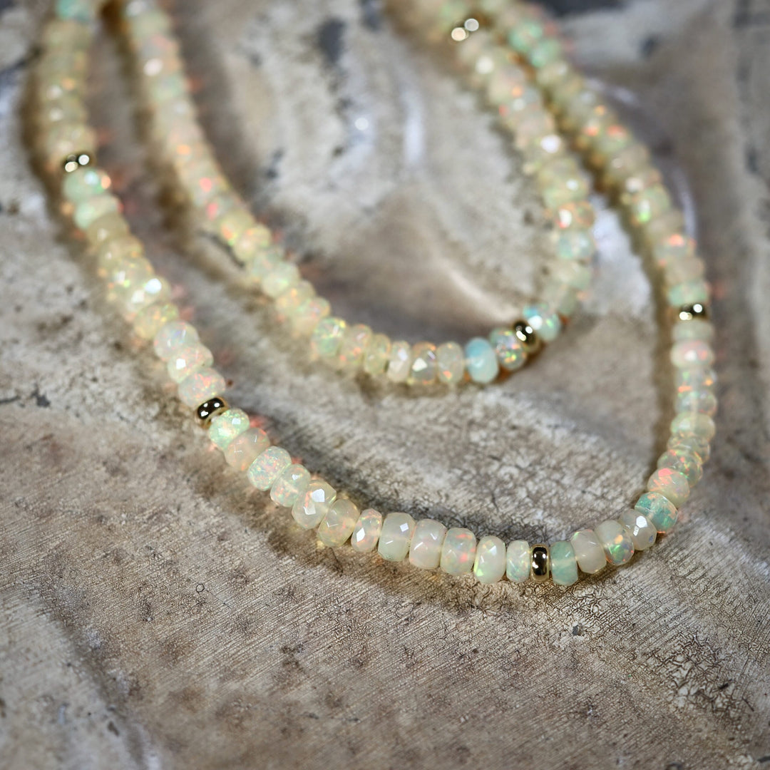 Opal Strand Necklace
