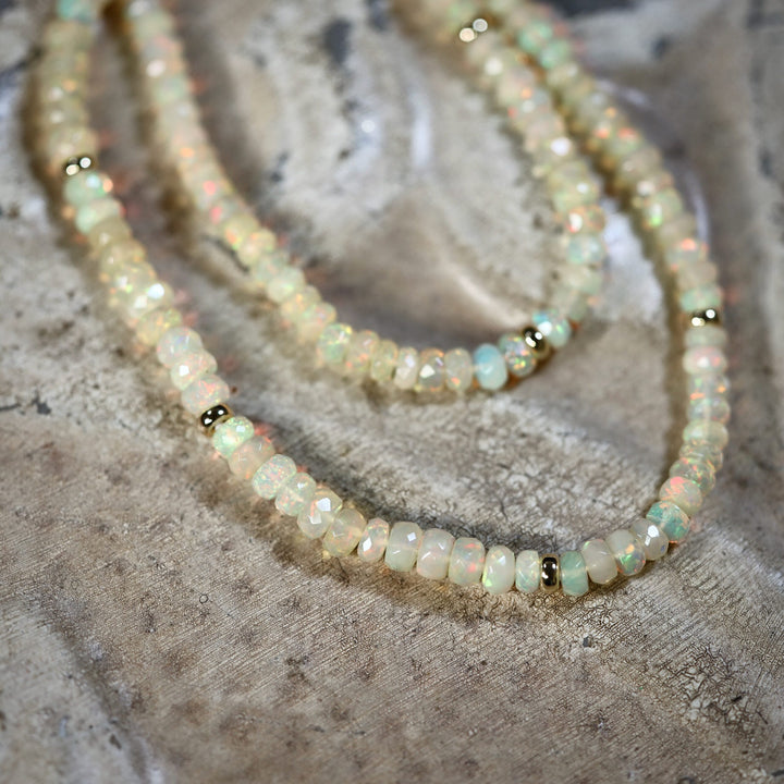 Opal Strand Necklace
