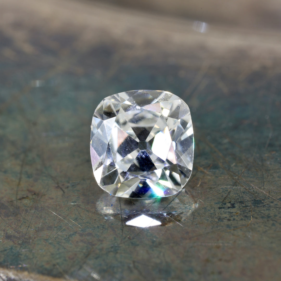 Natural Antique Cut Cushion-Shaped Diamond