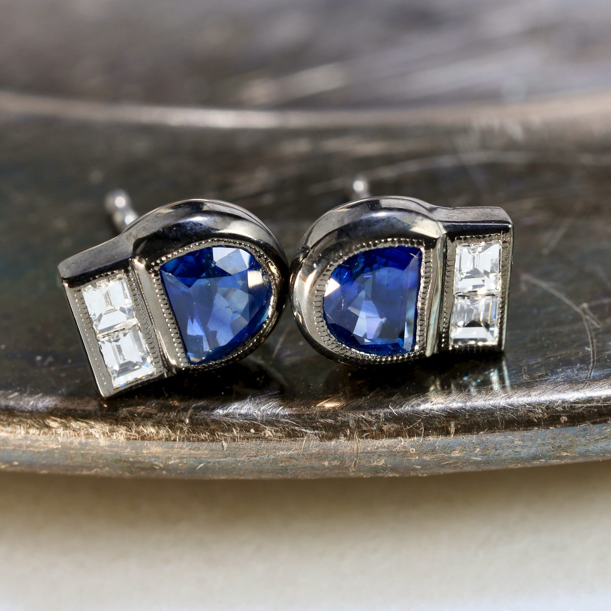 Sapphire Stud Earrings image 0