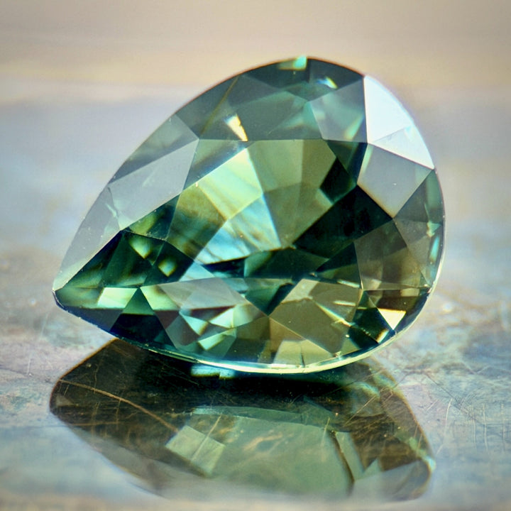 1.7ct Pear Shaped Sapphire