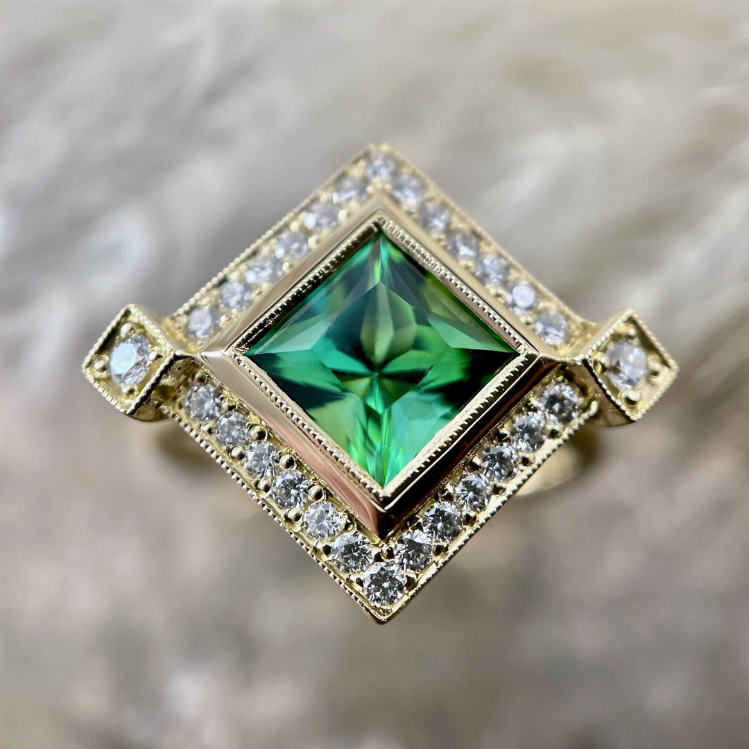 Green Tourmaline Ring- SOLD