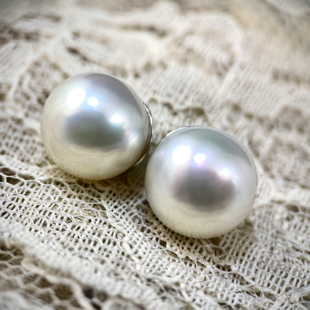 12.5mm South Sea Pearl Stud Earrings