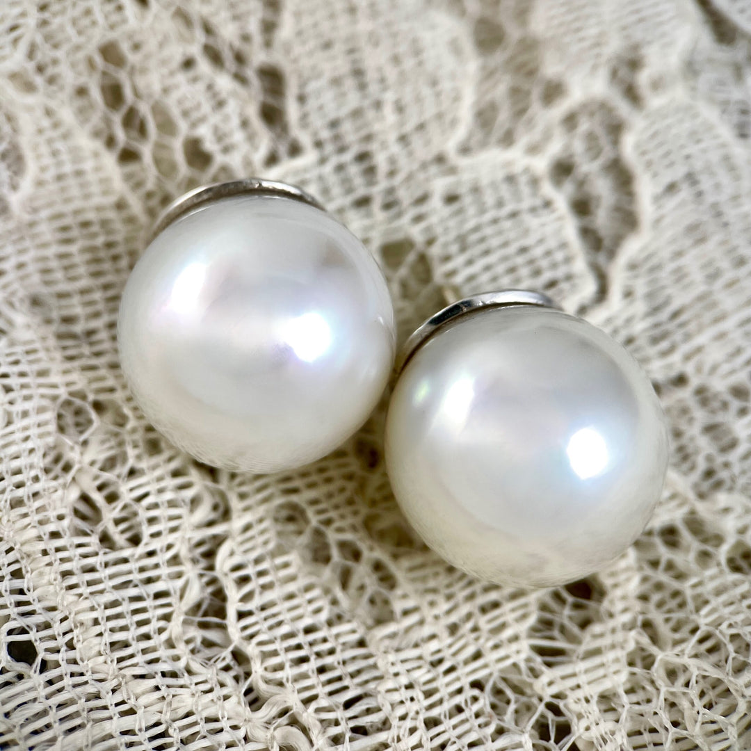 12.5mm South Sea Pearl Stud Earrings