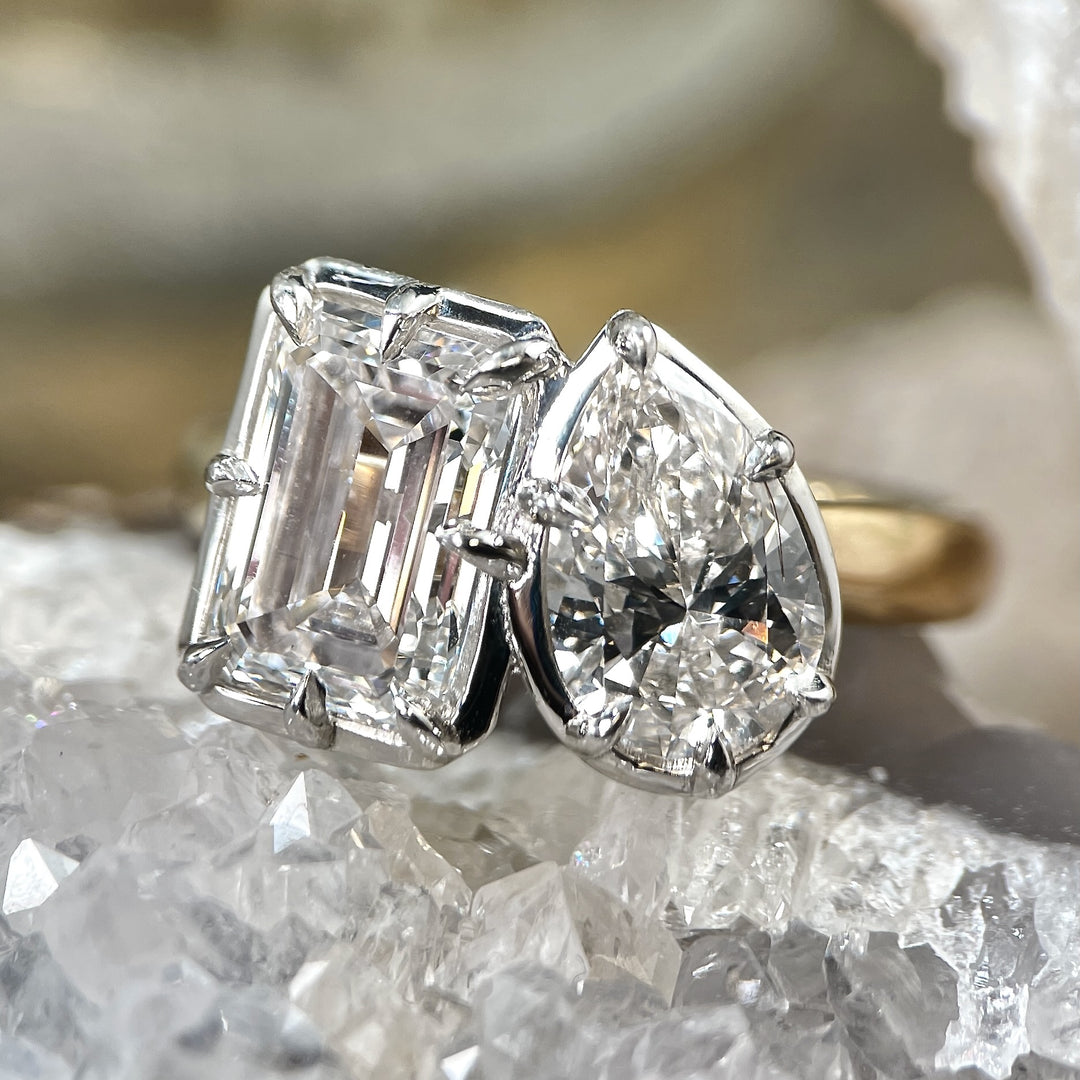 Lab Grown Diamond Toi et Moi Ring -SOLD