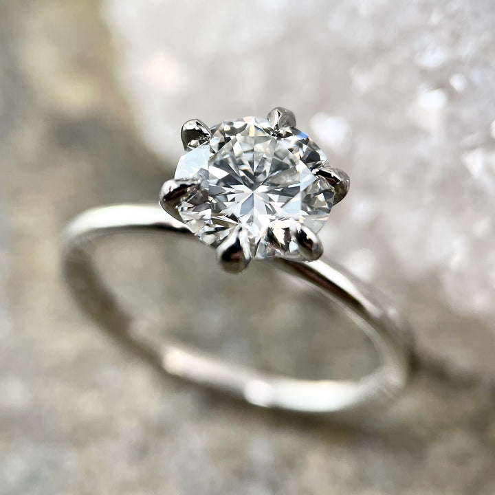 Lab Grown Diamond Solitaire 6-Prong Ring - Made to Order