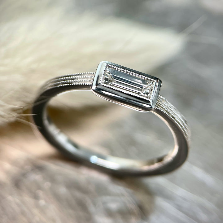 Lab Grown Baguette Diamond Ring R 730- SOLD