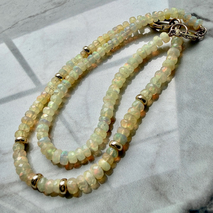 Opal Strand Necklace