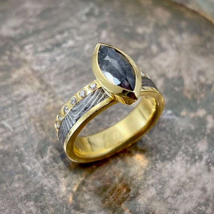 Chris Ploof - Sholdt Collaboration Marquise Ring