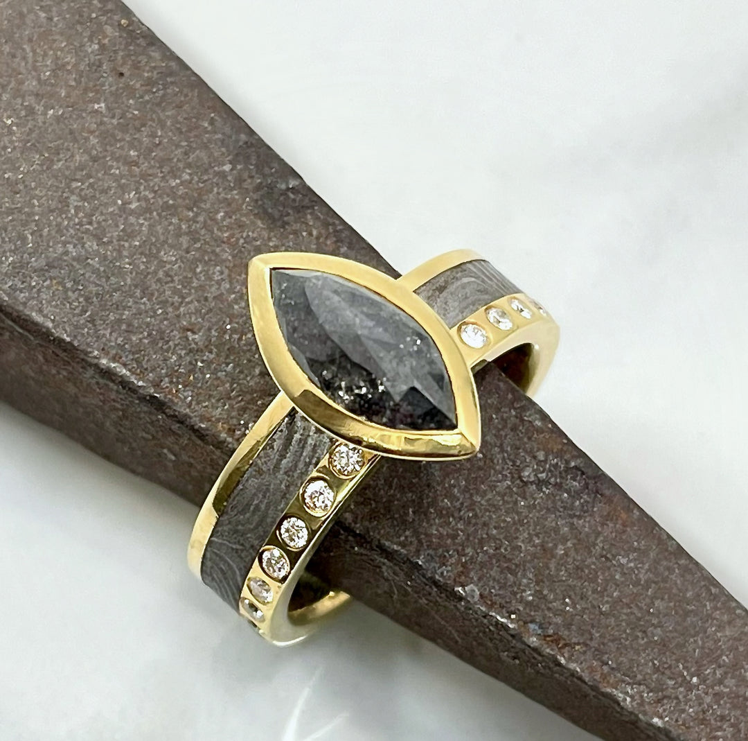 Chris Ploof - Sholdt Collaboration Marquise Ring