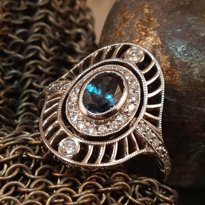 Sholdt 1935 Sapphire Ring - SOLD