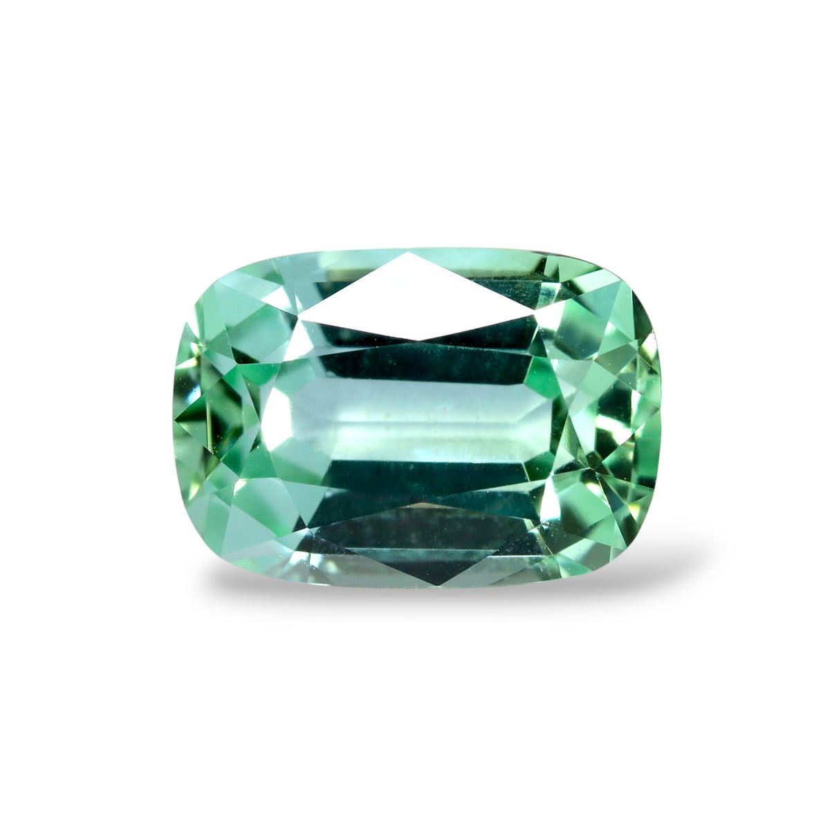 Mint Cushion Shaped Tourmaline image 0